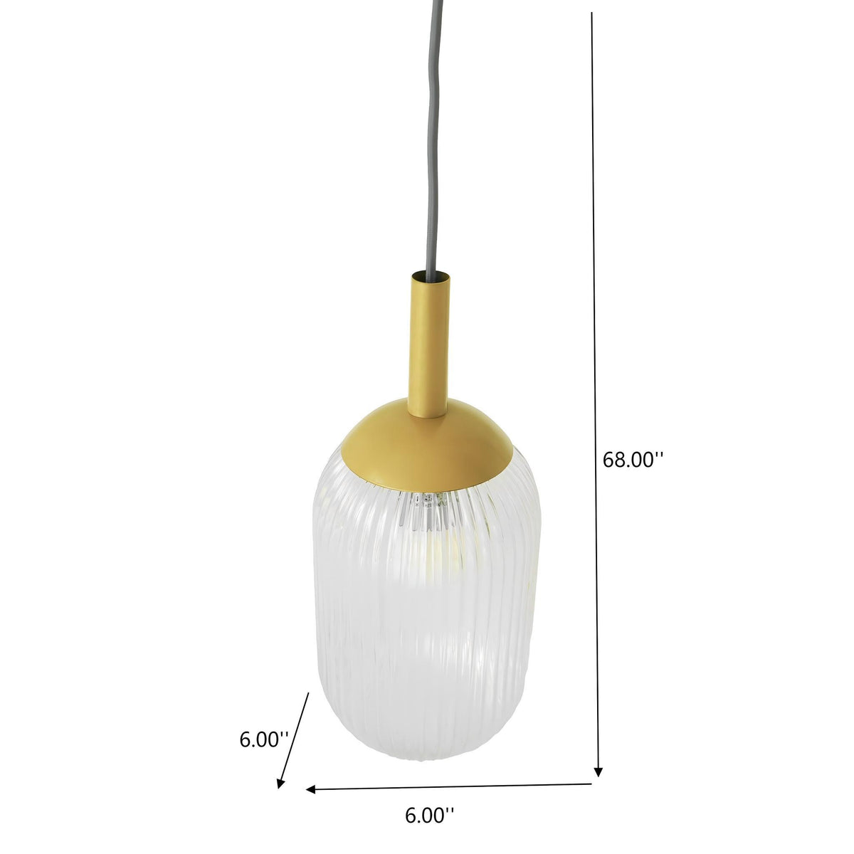 Gemma - Pendant Lamp - Gold