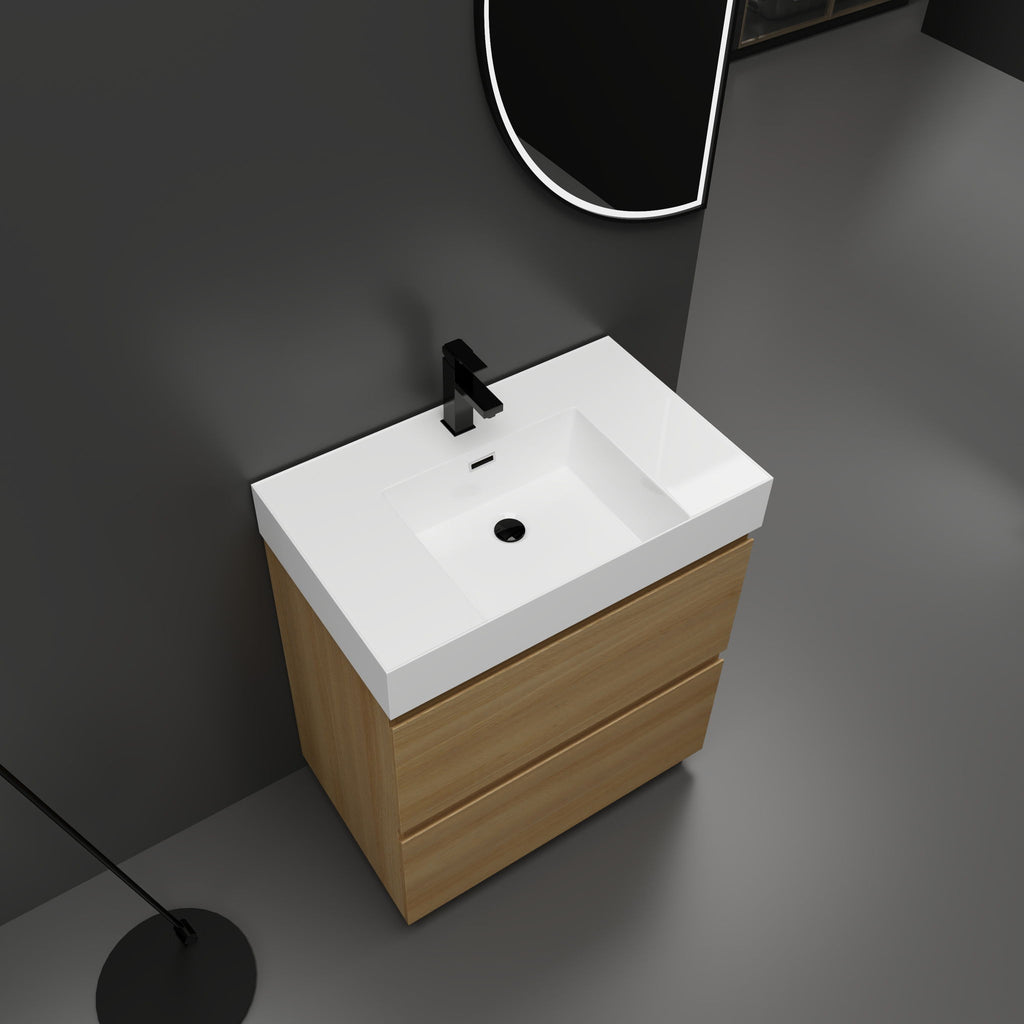 Modern Freestanding Bathroom Vanities With Single Sink Combo