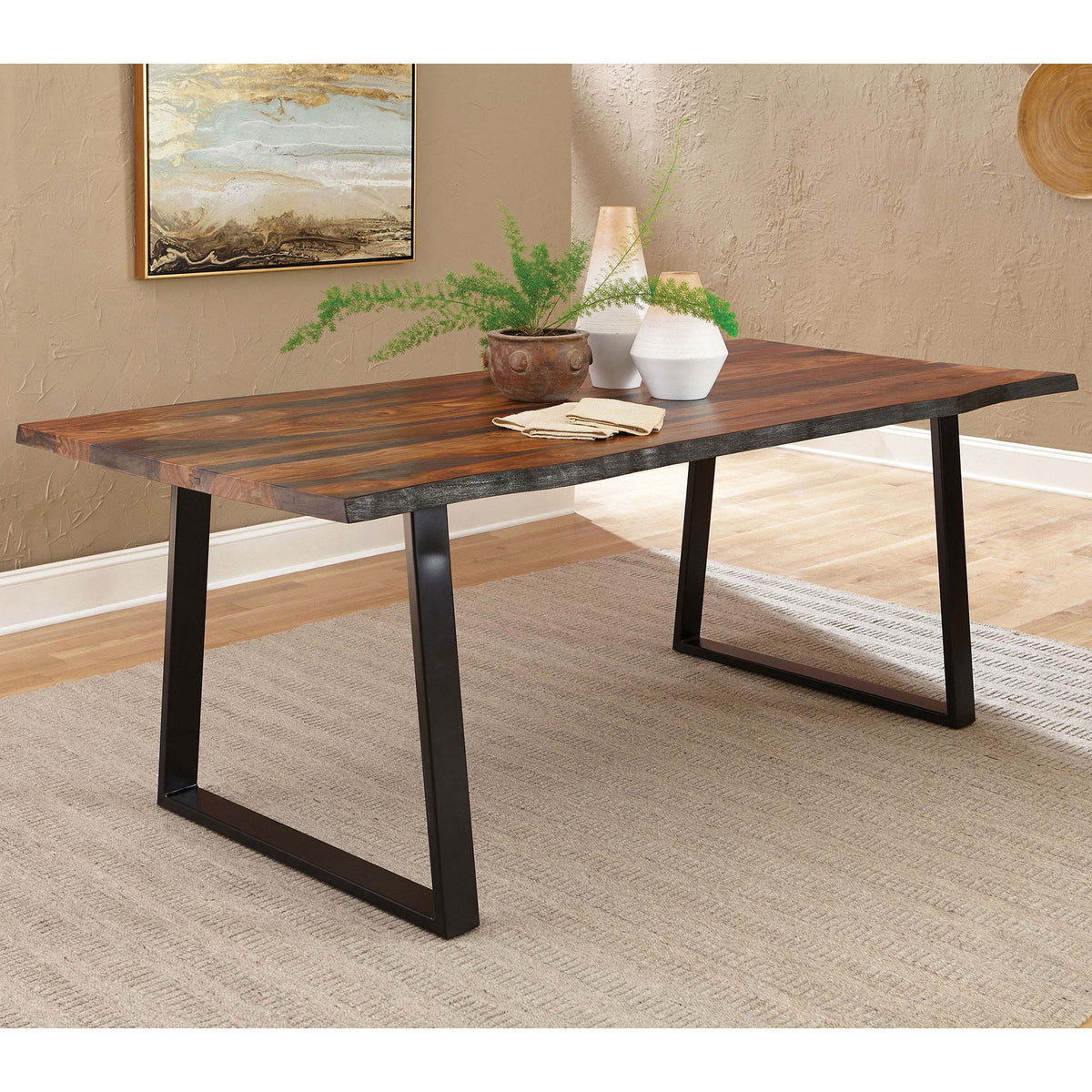 Wobegon - Rectangular Dining Table - Gray