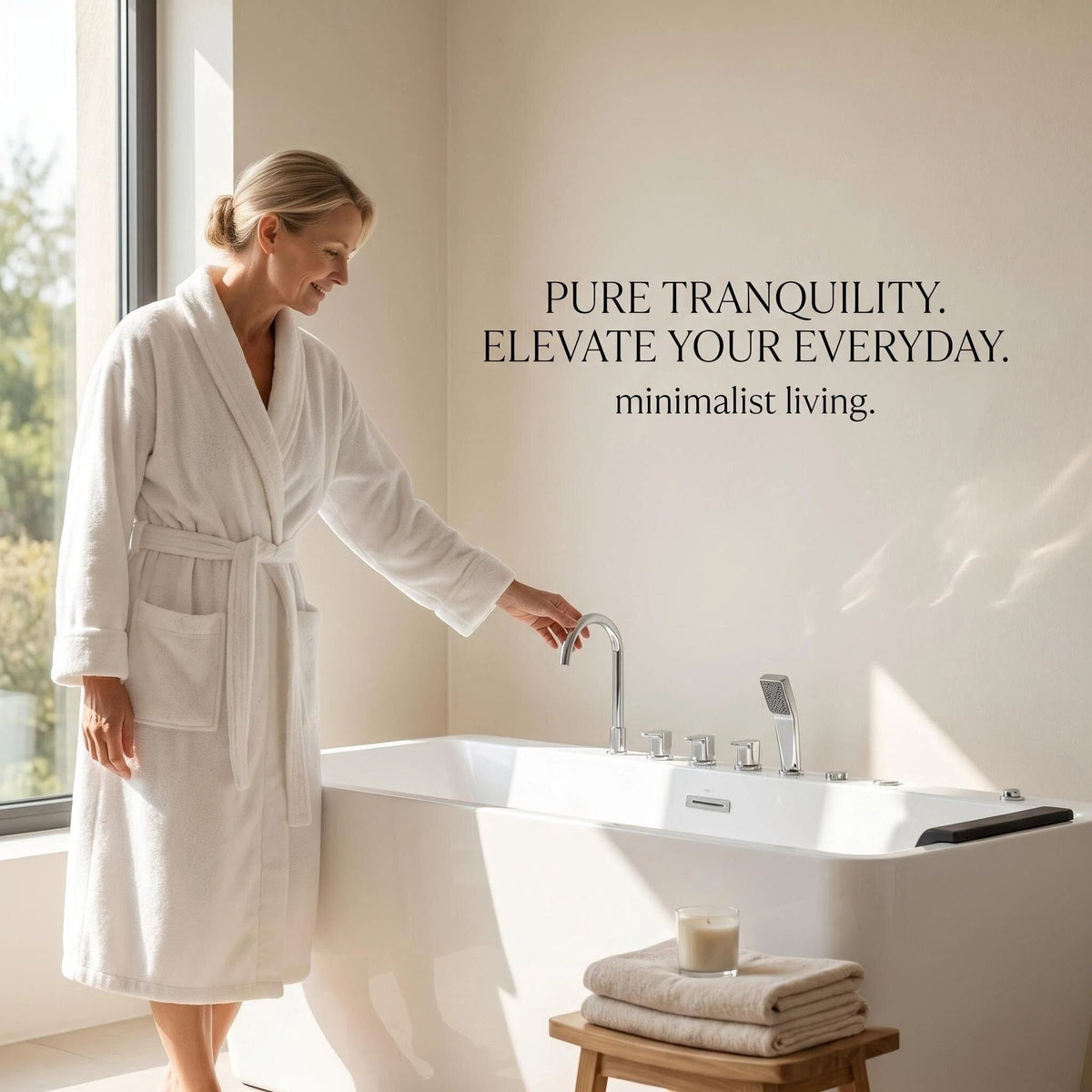 Xavier - Single Massage Bathtub, Equipped With Gfci Plug And Ul Certified Water Pump, Upc Certified Drain - Milk White