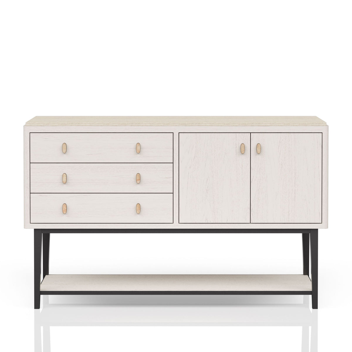 Server With Base - White