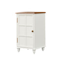 Floor Cabinet With Adjustable Shelf, Storage For Entryway