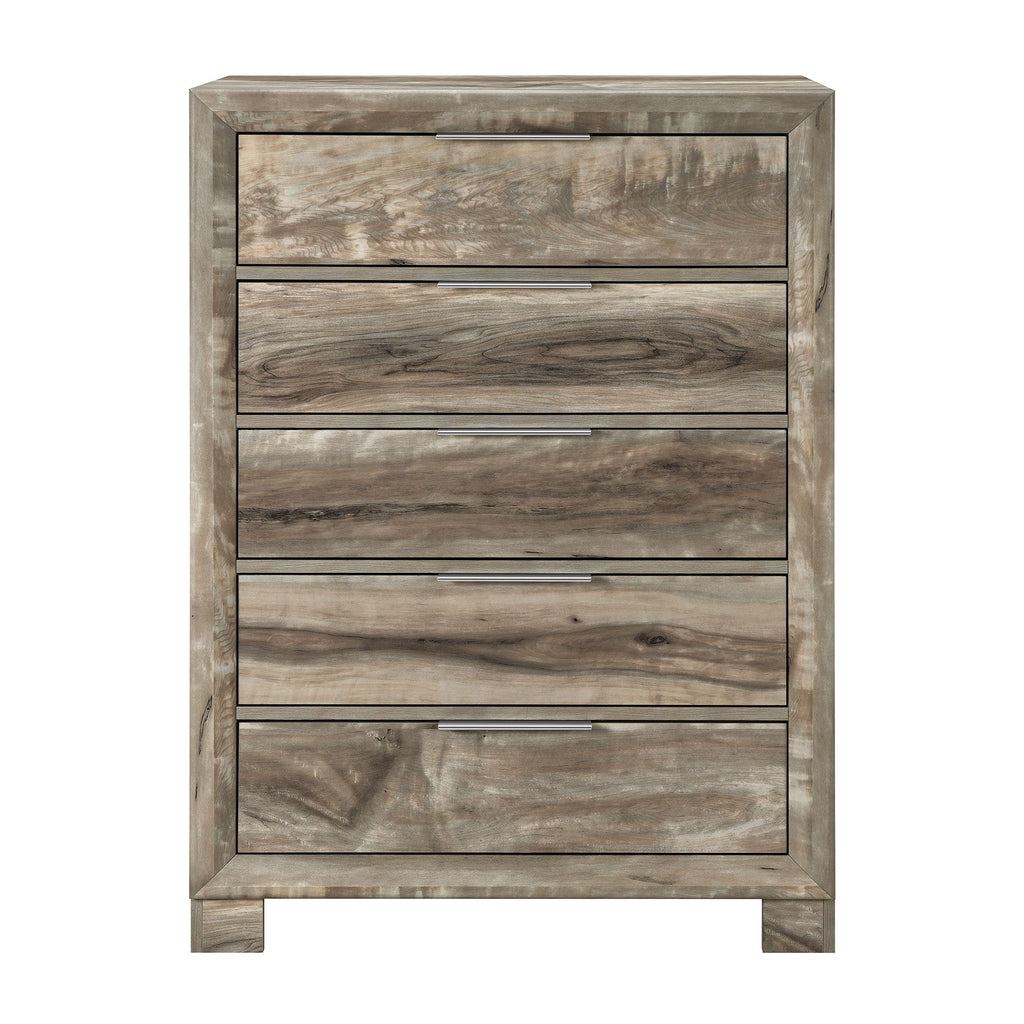 Callisie - Chest With 5 Drawers - Brown
