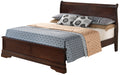 Sleigh Bed With Low Footboard