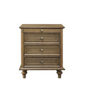 Nightstands With 4 Drawer, Storage End Table With Hidden Pull Out Shelf