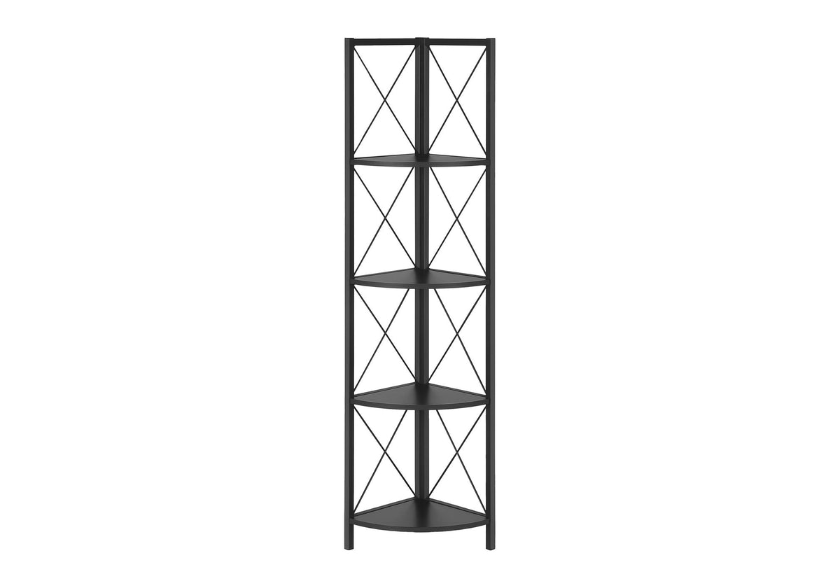 Bookshelf, Bookcase, Etagere, Corner, 4 Tier, Office