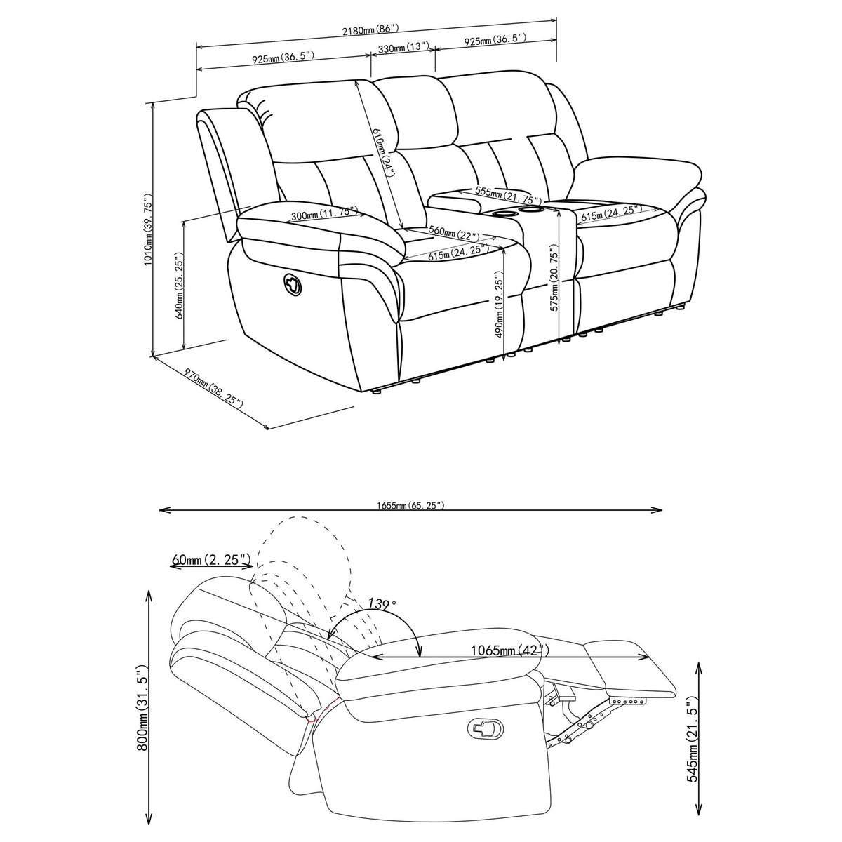 Divine - Loveseat