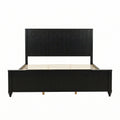 Fluted Platform Bed Frame, No Box Spring Needed