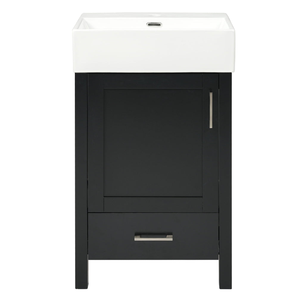 Bathroom Vanity With Sink, Frame And Drawer