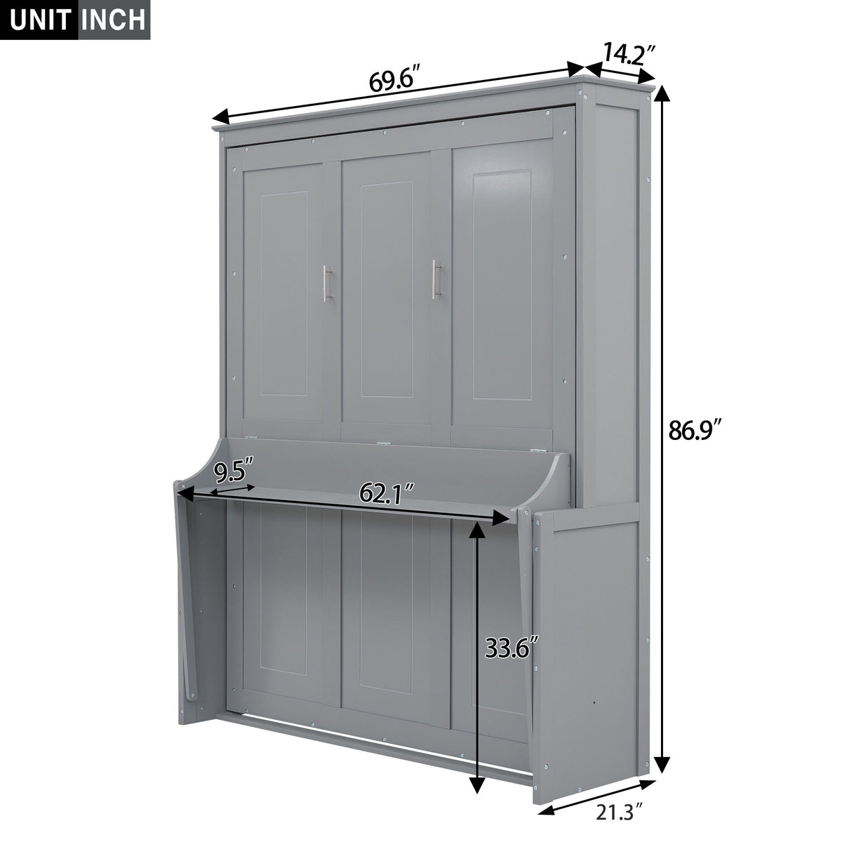 Murphy Bed With Shelf