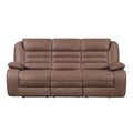 Lucius - Reclining Sofa With Manual Recline - Brown