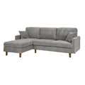 Upholstered Sectional With Toss Pillows