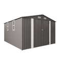 Outdoor Storage Shed With Lockable Doors