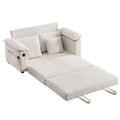 Upholstered Futon Convertible Floor Sofa Bed