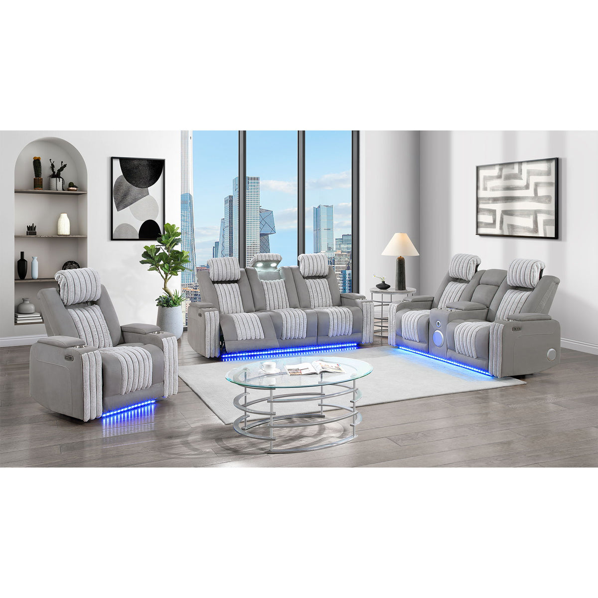 Duran - Power Reclining Loveseat With Power Headrest