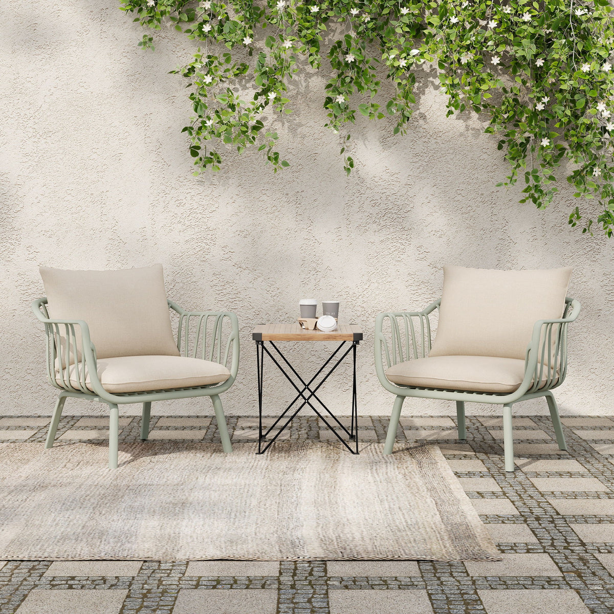 Huron - Outdoor Club Chair (Set of 2)