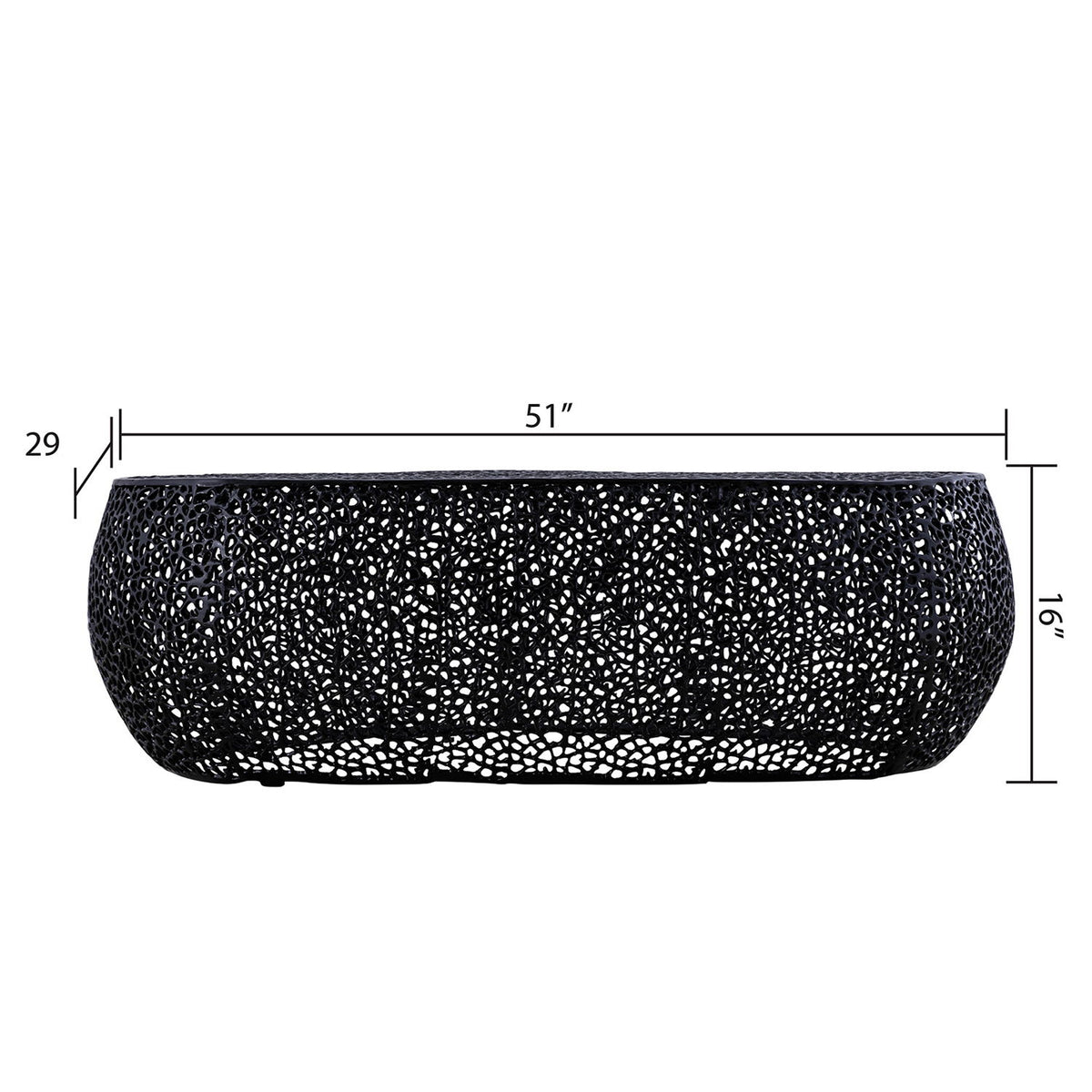 T3601 - Oval Coffee Table