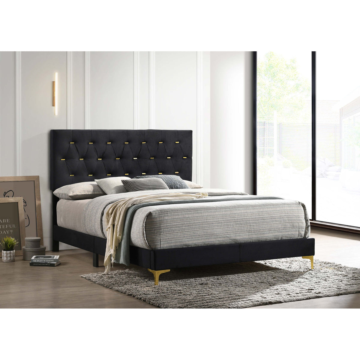 Lexie - Tufted Panel Bed