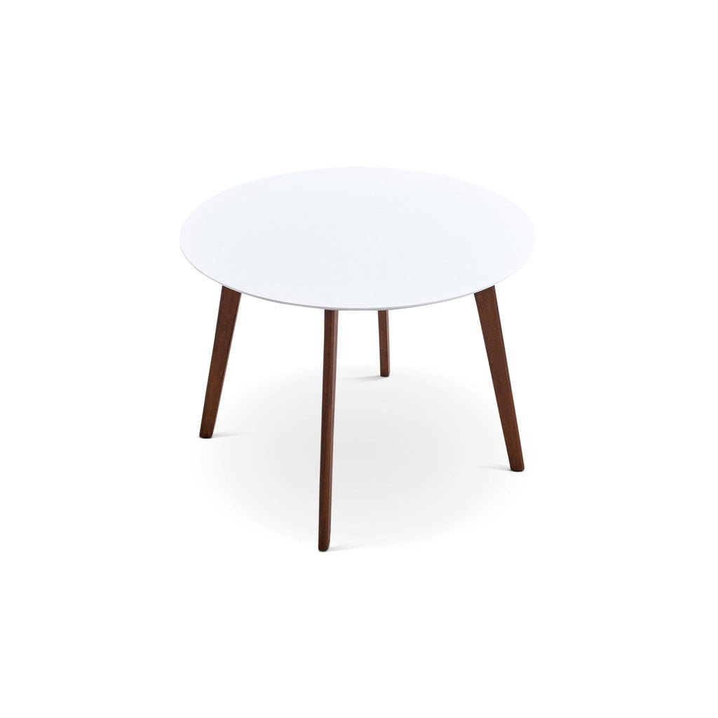 Dining Table - Brown / White
