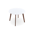 Dining Table - Brown / White