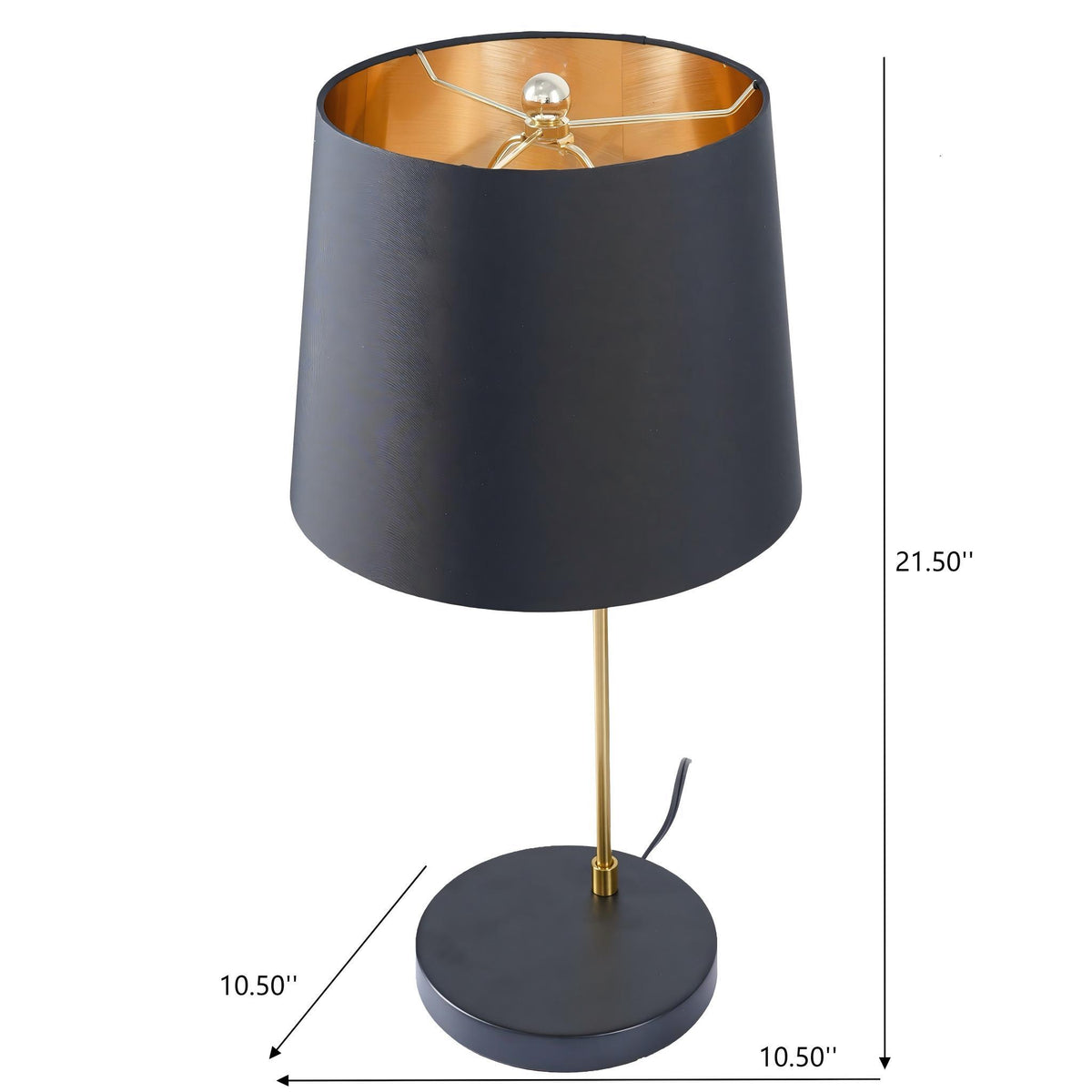 Desk Lamp For Bedside And Table Use - Black