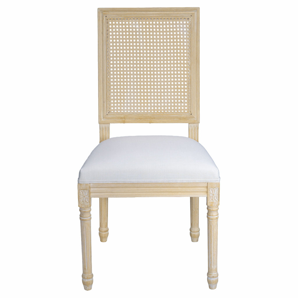 Dining Chairs With Square Back (Set of 2)