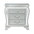 Aurelia - Nightstand With LED - Silver