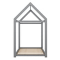 Wooden House Shaped Bed