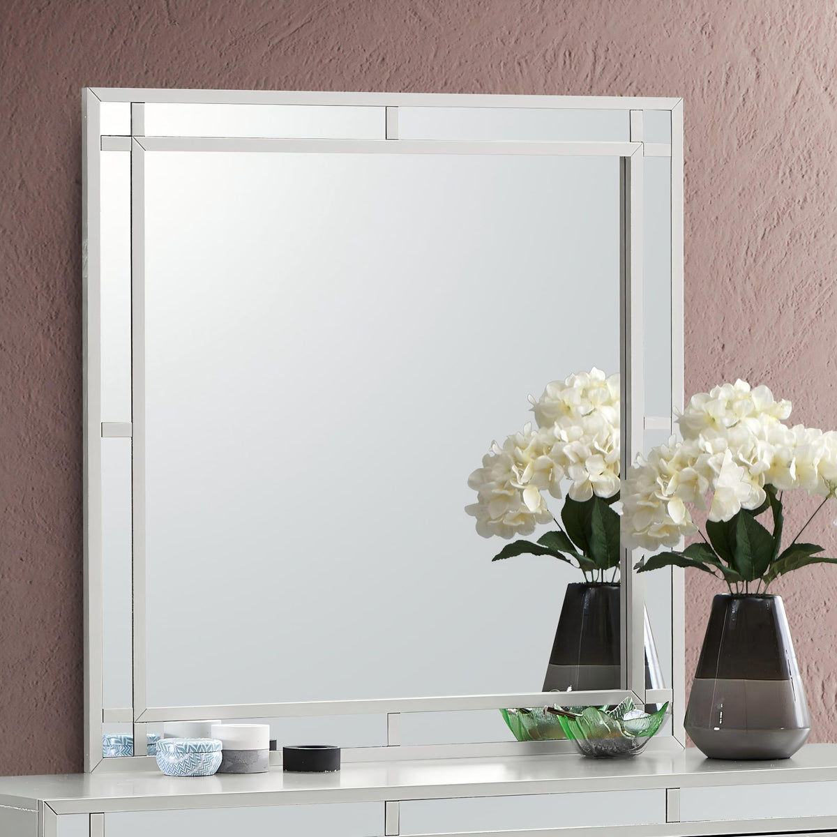 Madison - Mirror - Silver Champagne