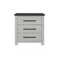 Avery - Nightstand With Top Spacious Drawers, Block Feet - Beige