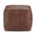 Sheffield - Handcrafted Square Pouf