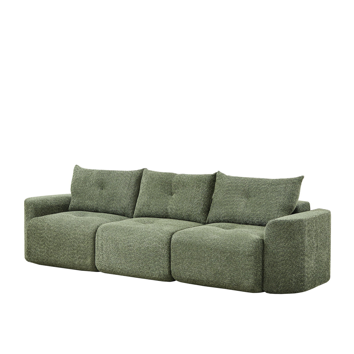 3 Seater With Thickened Armrests Sofa For Living Room