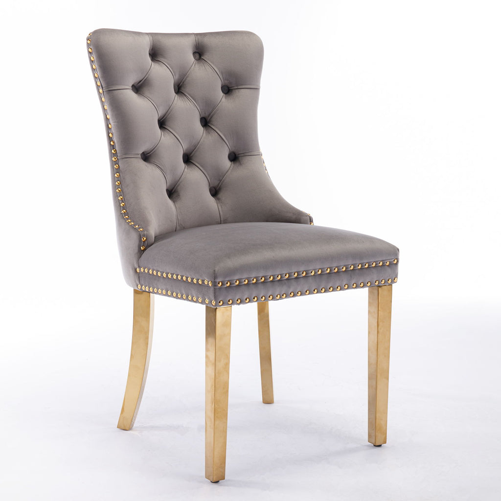 Nikki - Modern, High-End Tufted Dining Chair (Set of 2)