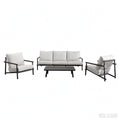 Aurelia - 4 Pieces Set - Carbon Gray / Cream Beige
