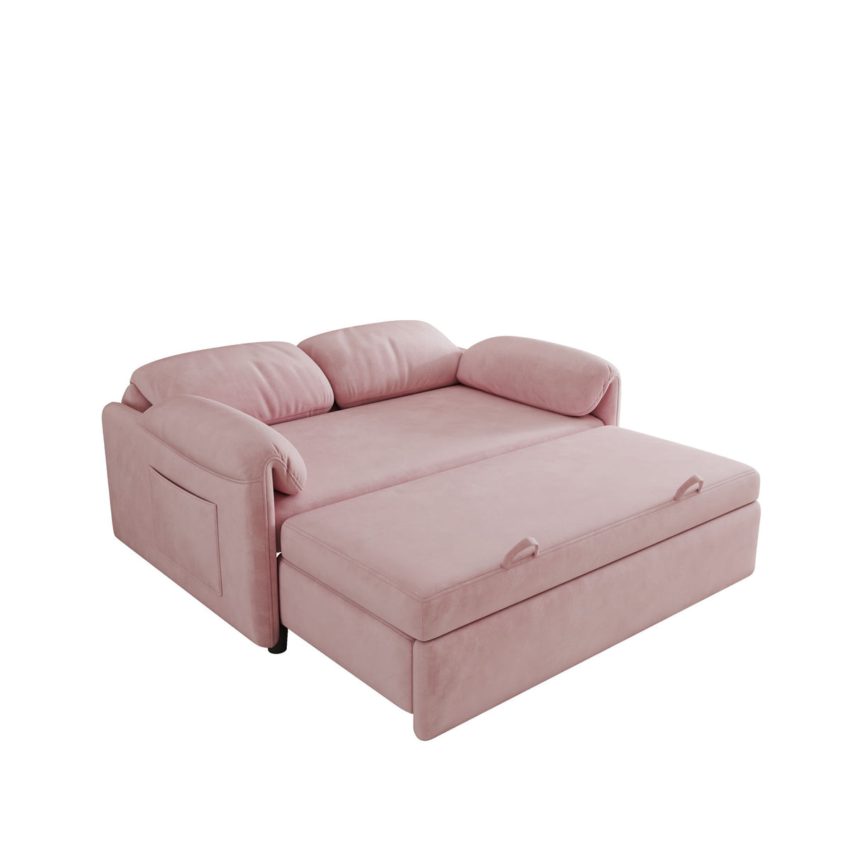 Sofa, Dual Purpose Lounge With Retractable Queen Size Bed