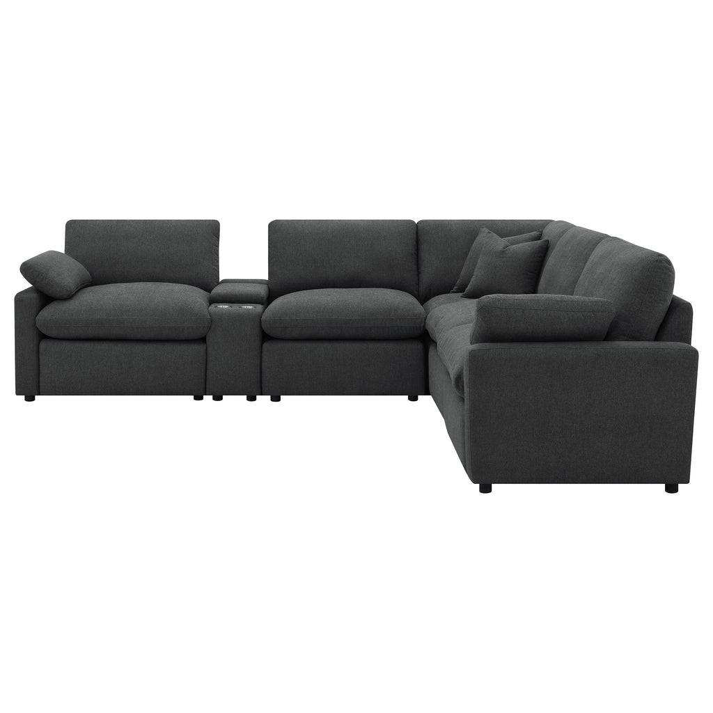 Hollander - 6 Piece Modular Power Reclining Sectional Sofa